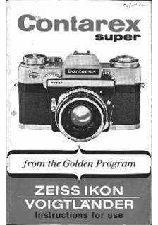 Zeiss Ikon Contarex Super Printed Manual